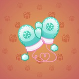 Snow Mittens #6433 Snow Mittens #6433