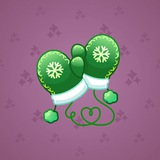 Snow Mittens #6483