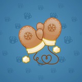 Snow Mittens #6492