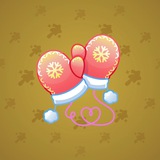 Snow Mittens #6554