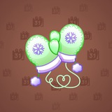 Snow Mittens #6734