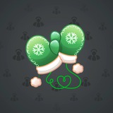 Snow Mittens #6801