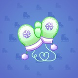 Snow Mittens #6821 Snow Mittens #6821