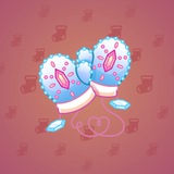 Snow Mittens #6831 Snow Mittens #6831