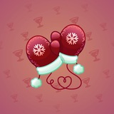 Snow Mittens #6863