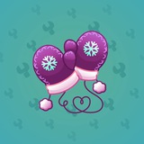 Snow Mittens #6924