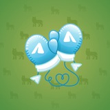 Snow Mittens #7569