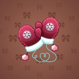 Snow Mittens #7641