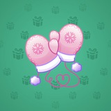 Snow Mittens #7672
