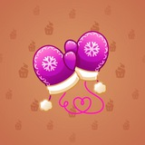 Snow Mittens #7685