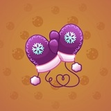 Snow Mittens #772