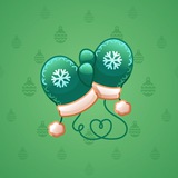 Snow Mittens #7791