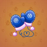 Snow Mittens #784