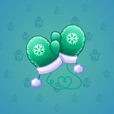 Snow Mittens #7864