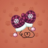 Snow Mittens #7887