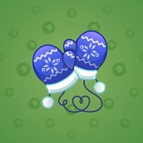 Snow Mittens #7936