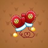 Snow Mittens #8177