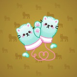 Snow Mittens #8264