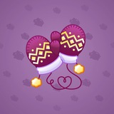 Snow Mittens #8293