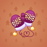Snow Mittens #8448