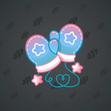 Snow Mittens #847