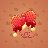 Snow Mittens #861