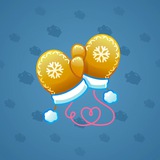Snow Mittens #8667