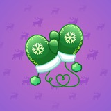 Snow Mittens #8892