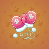 Snow Mittens #8931