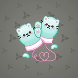 Snow Mittens #8956