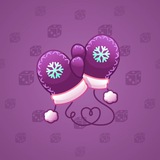 Snow Mittens #9043