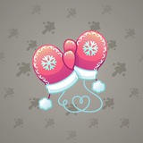 Snow Mittens #9569