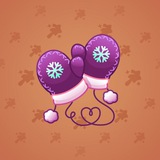 Snow Mittens #957