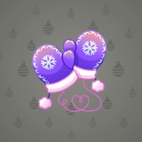 Snow Mittens #9586