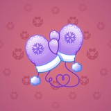 Snow Mittens #9617