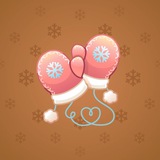 Snow Mittens #9627