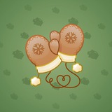 Snow Mittens #972
