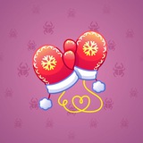 Snow Mittens #9736