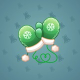 Snow Mittens #9754