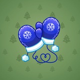 Snow Mittens #986