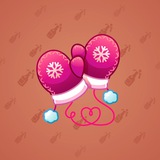 Snow Mittens #9891 Snow Mittens #9891