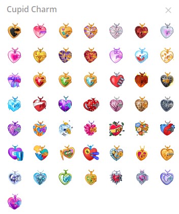 Коллекция NFT подарков Cupid Charm в Telegram