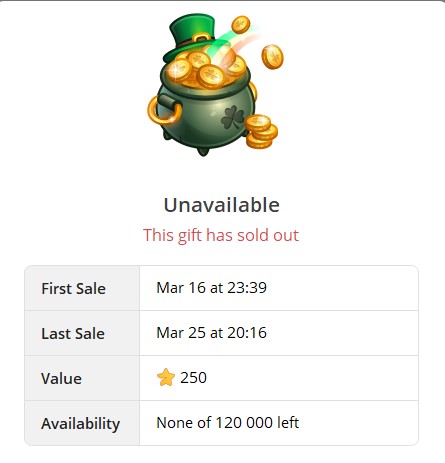 Коллекция NFT подарков Money Pot в Telegram
