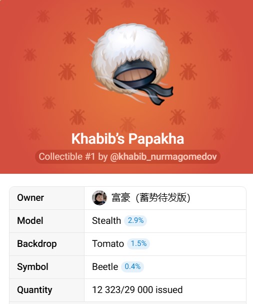 Папаха с первым номером