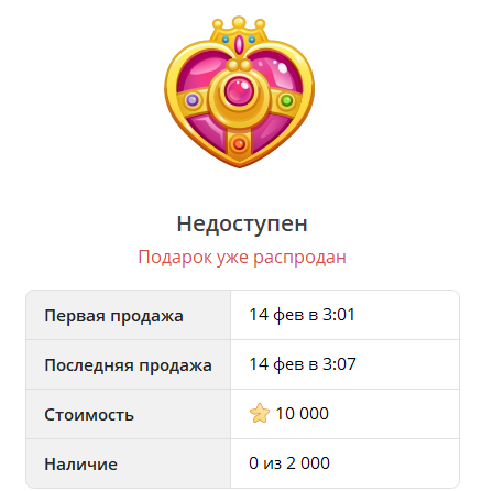 Коллекция NFT подарков Heart Locket в Telegram