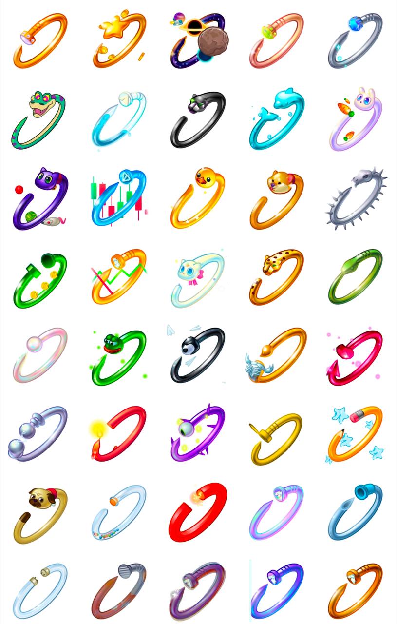 Скины на модели подарков Nail Bracelet