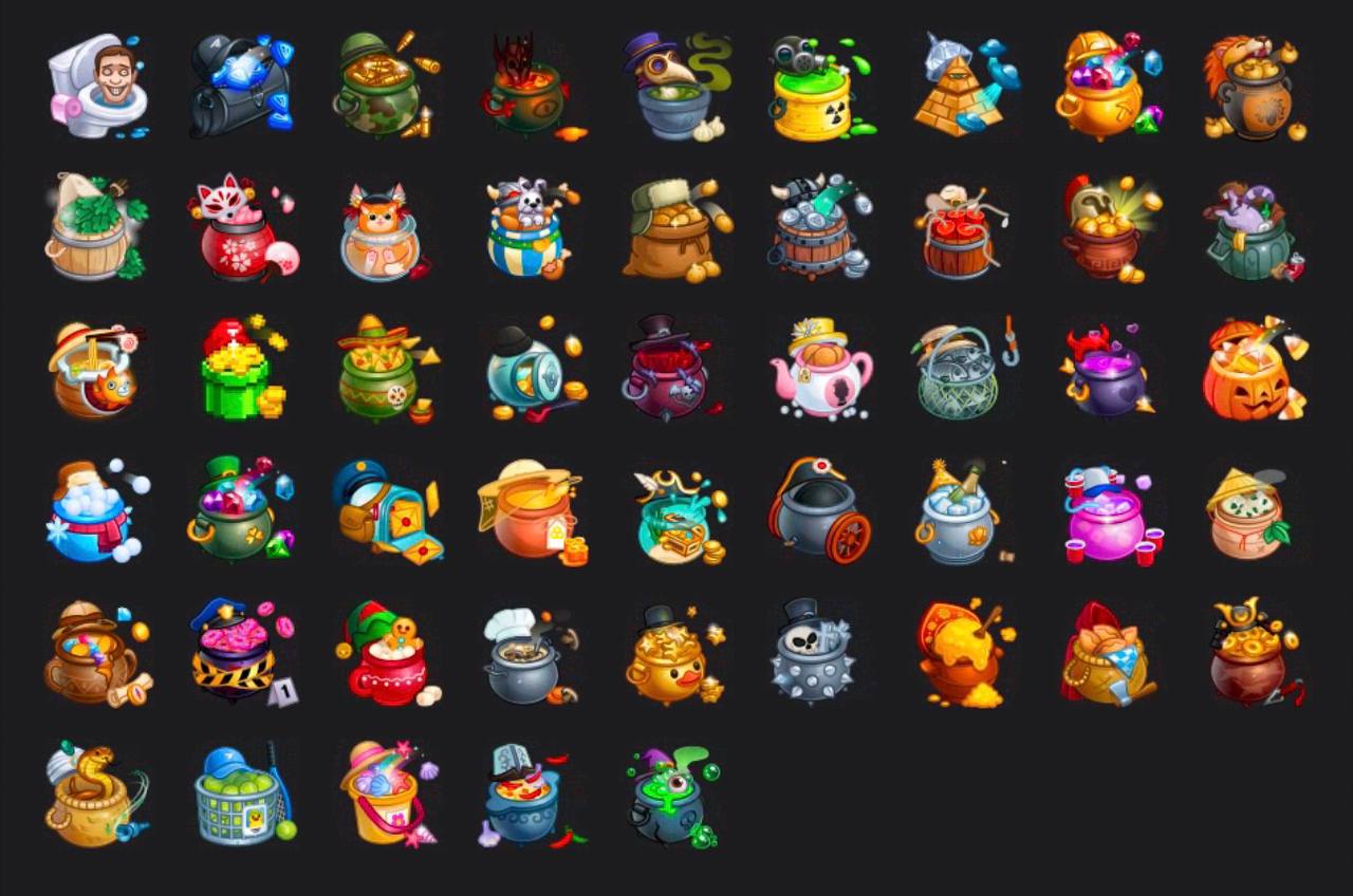 Money Pot - список моделей