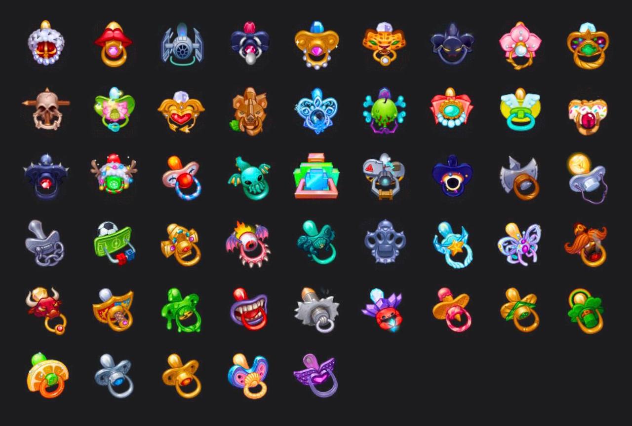 Модели в коллекции подарков Bling Binky