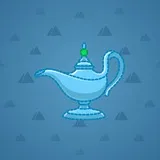 Genie Lamp #4371
