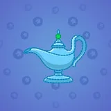 Genie Lamp #4372